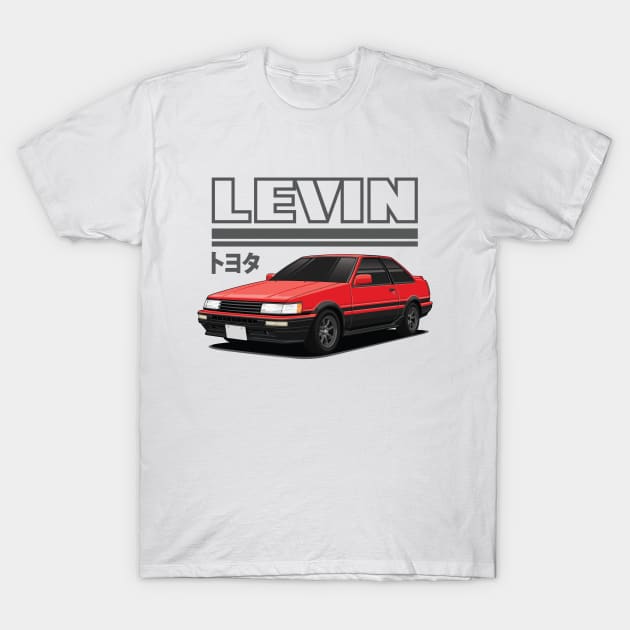 Toyota AE86 Levin T-Shirt by squealtires